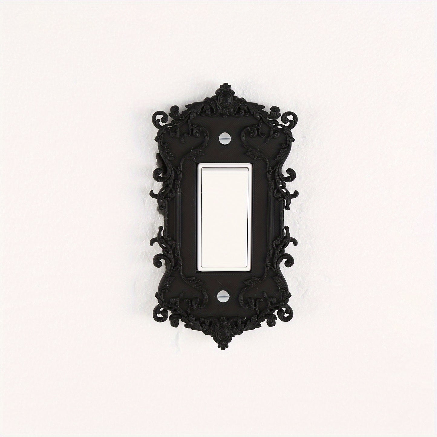 A Unique Gothic Style Switch Panel with Creative Design for Home Decoration, Lighting Switch Panel, Easy Installation for Home Decoration, Wall Control Panel Made of Plastic Material