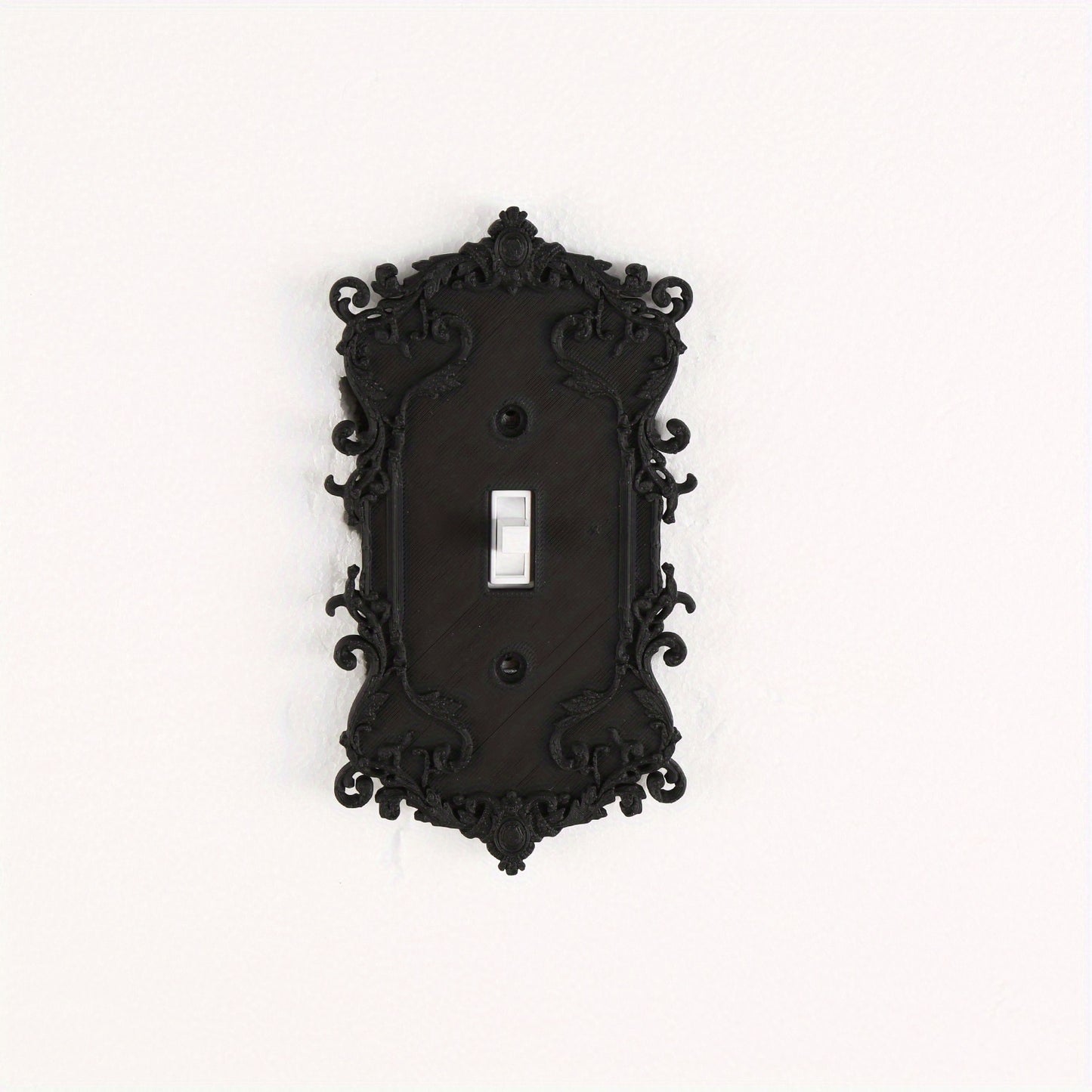 A Unique Gothic Style Switch Panel with Creative Design for Home Decoration, Lighting Switch Panel, Easy Installation for Home Decoration, Wall Control Panel Made of Plastic Material