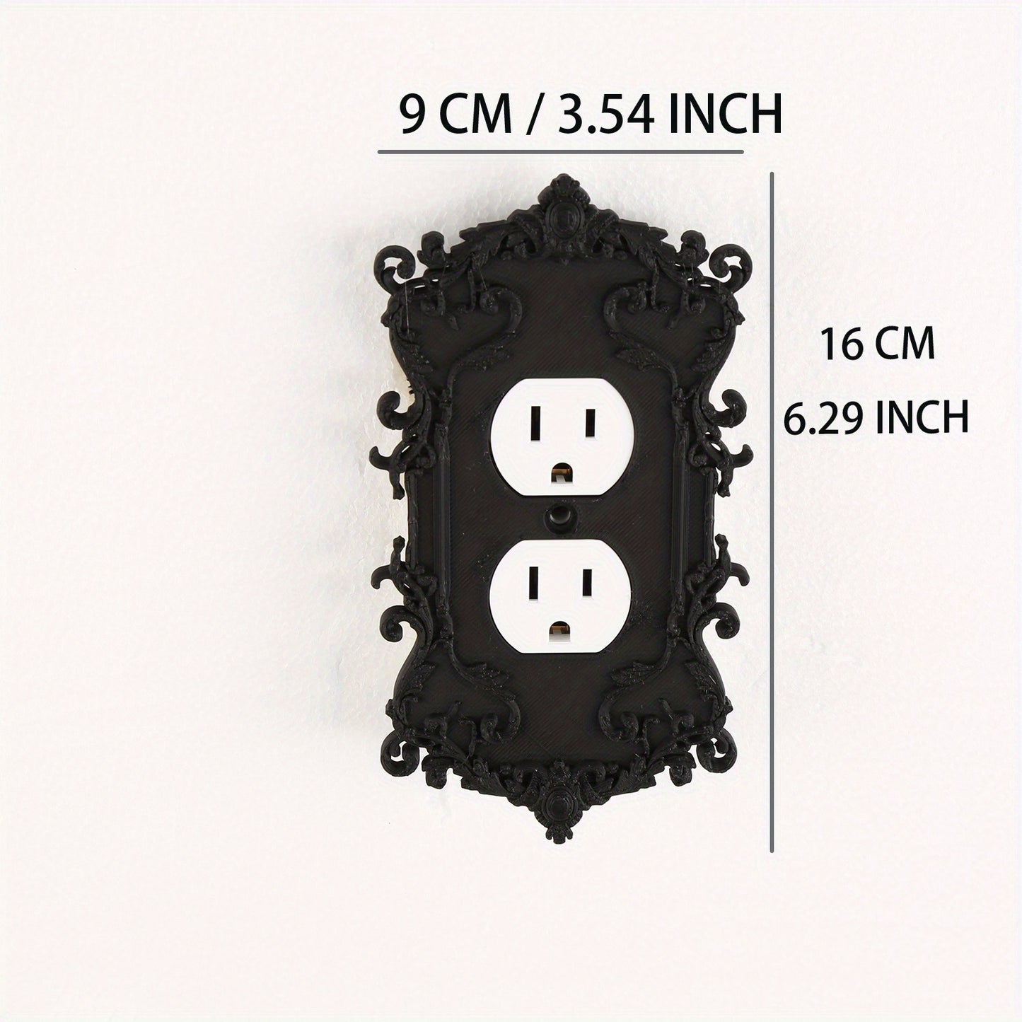 A Unique Gothic Style Switch Panel with Creative Design for Home Decoration, Lighting Switch Panel, Easy Installation for Home Decoration, Wall Control Panel Made of Plastic Material