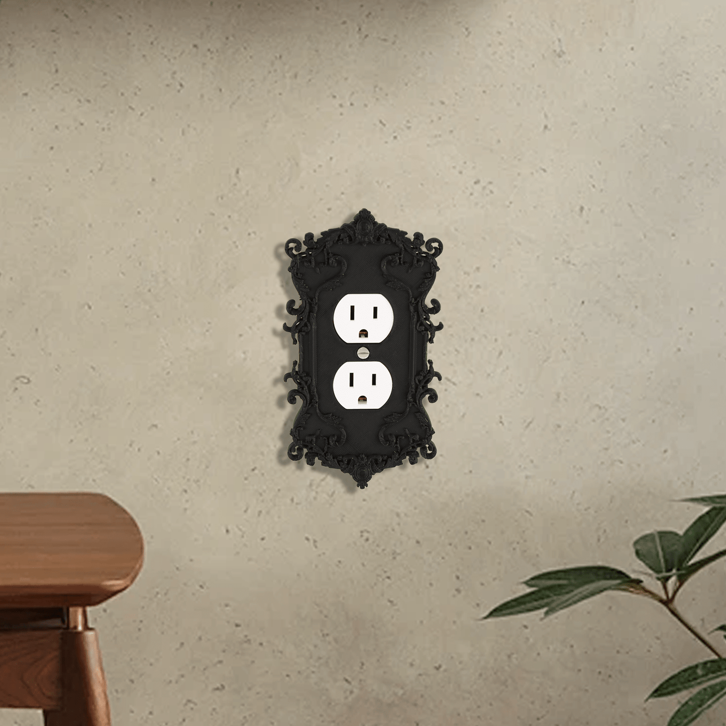 A Unique Gothic Style Switch Panel with Creative Design for Home Decoration, Lighting Switch Panel, Easy Installation for Home Decoration, Wall Control Panel Made of Plastic Material