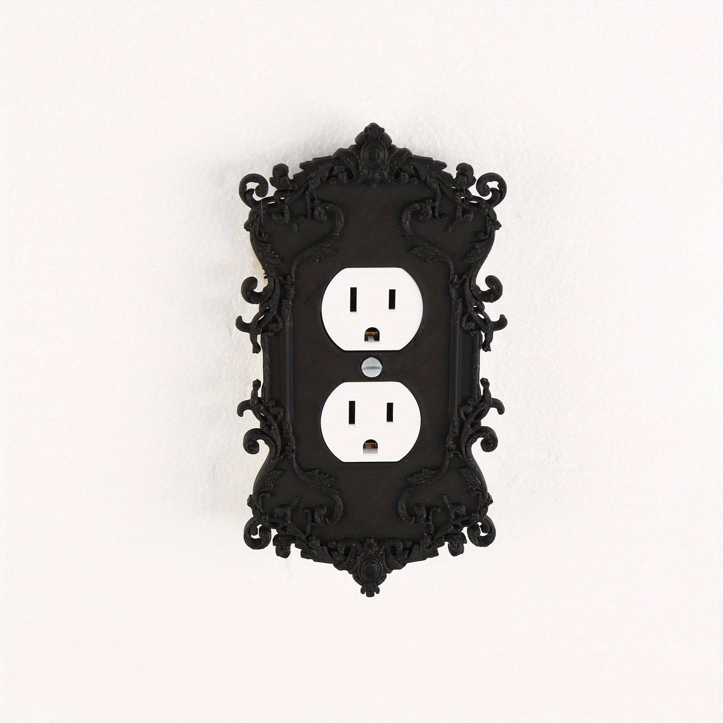 A Unique Gothic Style Switch Panel with Creative Design for Home Decoration, Lighting Switch Panel, Easy Installation for Home Decoration, Wall Control Panel Made of Plastic Material
