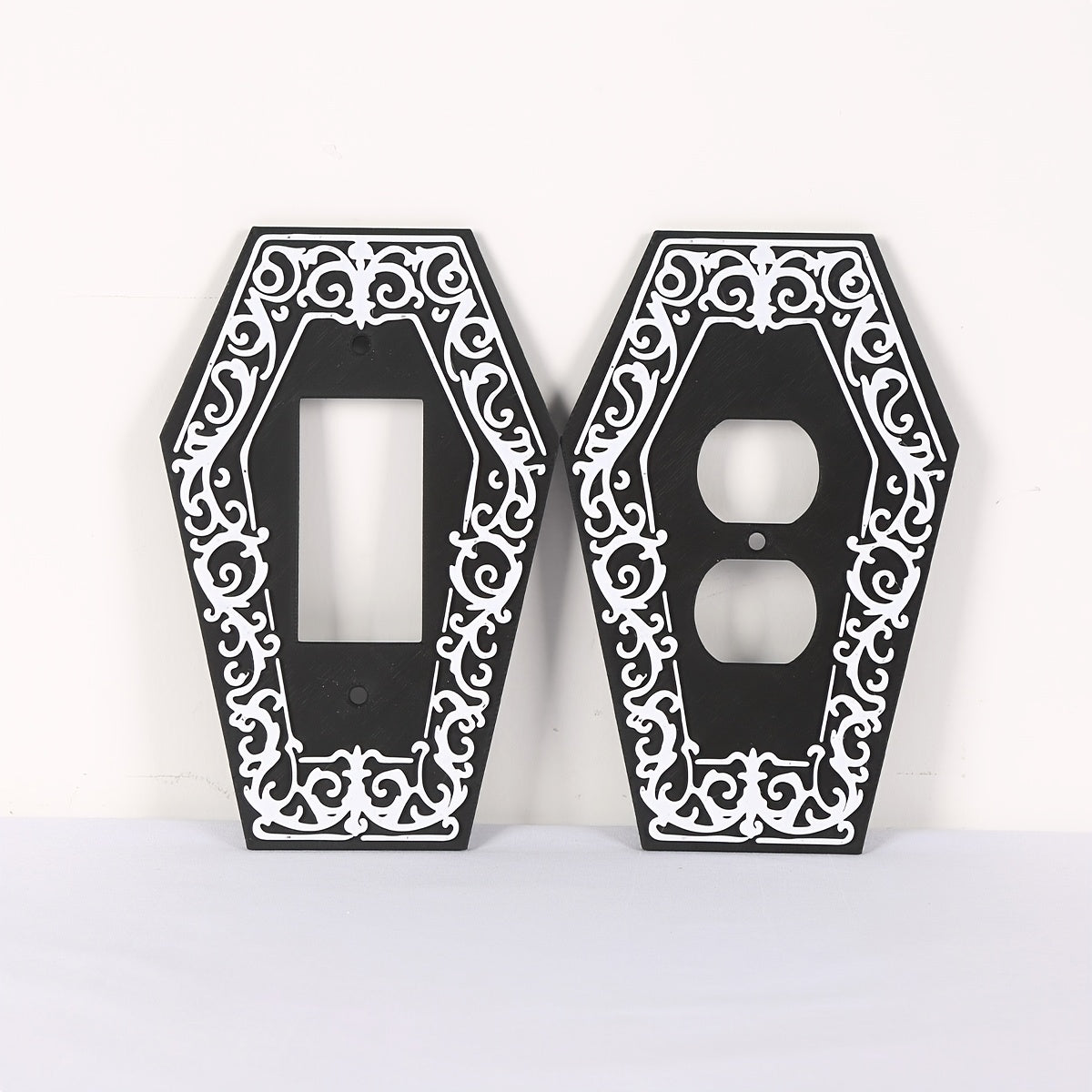 1pc Victorian Gothic Coffin Light Switch Plate Gothic Decor Screw in Cover