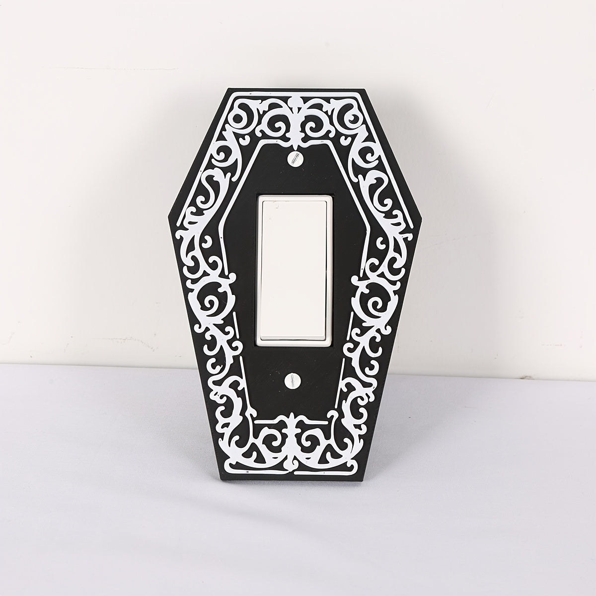 1pc Victorian Gothic Coffin Light Switch Plate Gothic Decor Screw in Cover