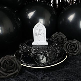 RIP *CUSTOM NAME* Youth Tombstone Cake Topper / Garden Marker • 3D Printed