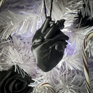 Anatomical Heart Tree Ornament • Gothic Holiday Home Decor • 3D Printed