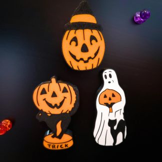 Vintage Halloween Magnets • Gothic Accessory • 3D Printed