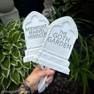 Garden Marker Tombstone • Gothic Garden Decor • Personalized 3D Print